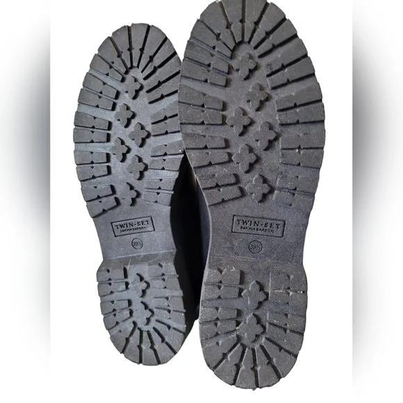 Twin Set Jacquard Knit Floral Boots, VGUC, Size 39.5 - Picture 12 of 16